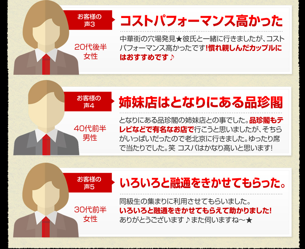 お客様の声2